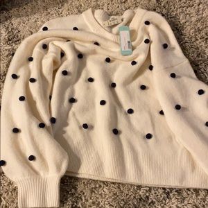 Madewell polka dot sweater